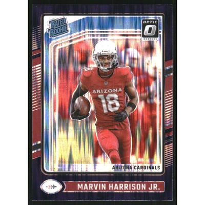 2024 Donruss Optic Purple Shock #276 Marvin Harrison Jr. RR