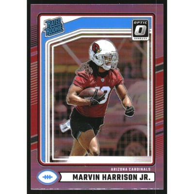 2024 Donruss Optic Rated Rookies Preview Pink #393 Marvin Harrison Jr.