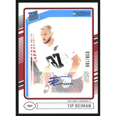 2024 Donruss Rated Rookies Autographs #366 Tip Reiman