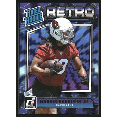 2024 Donruss Rated Rookies Retro #4 Marvin Harrison Jr.