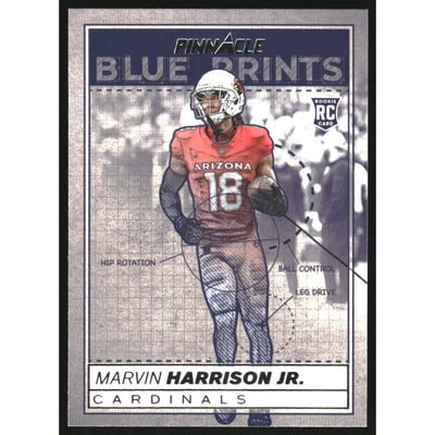 2024 Panini Encore Blue Prints #5 Marvin Harrison Jr.