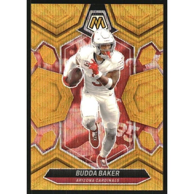2024 Panini Mosaic Mosaic Gold Wave #7 Budda Baker