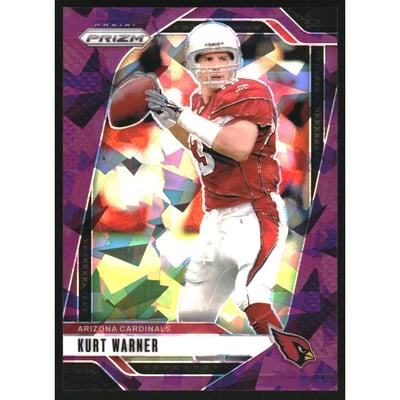 2024 Panini Prizm Prizms Purple Ice #8 Kurt Warner