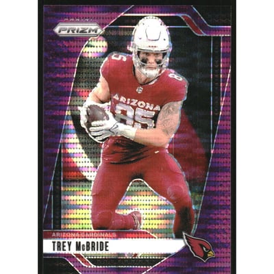 2024 Panini Prizm Prizms Purple Pulsar #4 Trey McBride