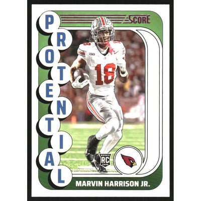 2024 Score Protential Pink #16 Marvin Harrison Jr.
