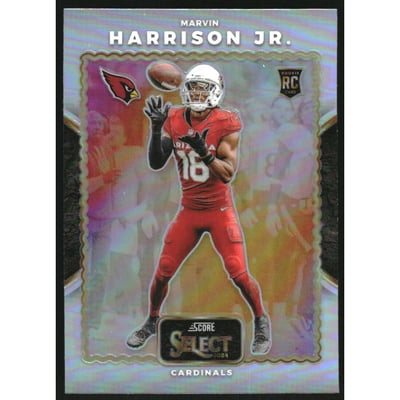 2024 Select Score Select Throwback Prizm #19 Marvin Harrison Jr.