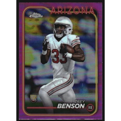 2024 Topps Chrome Pink Refractors #214 Trey Benson