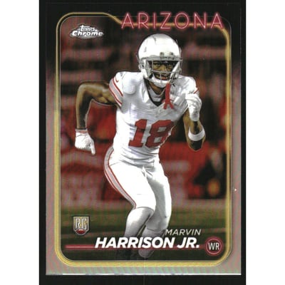 2024 Topps Chrome Refractors #204 Marvin Harrison Jr.