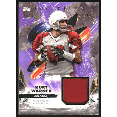 2024 Topps Inception Relics Purple #RCKW Kurt Warner