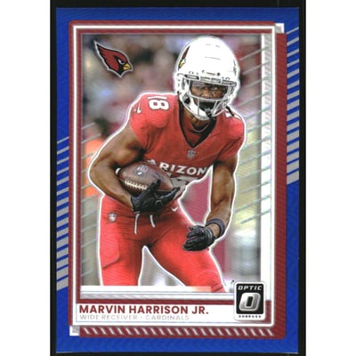 2025 Donruss Optic Blue #191 Marvin Harrison Jr.