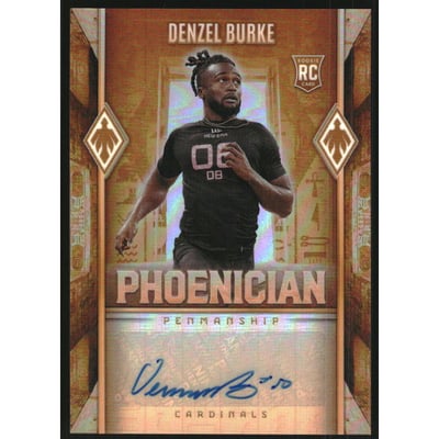 2025 Panini Phoenix Phoenician Penmanship #2 Denzel Burke