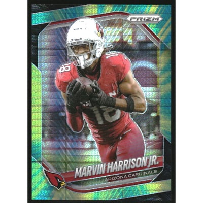 2025 Panini Prizm Prizms Hyper #28 Marvin Harrison Jr.