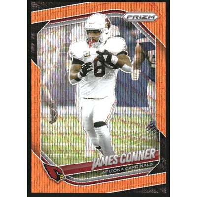 2025 Panini Prizm Prizms Orange Wave #171 James Conner