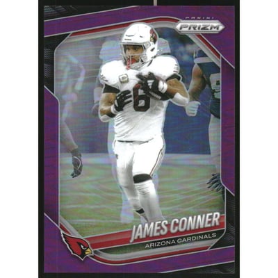 2025 Panini Prizm Prizms Purple #171 James Conner