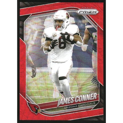 2025 Panini Prizm Prizms Red Wave #171 James Conner