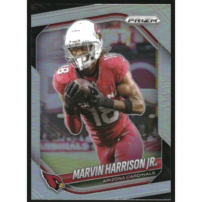 2025 Panini Prizm Prizms Silver #28 Marvin Harrison Jr.