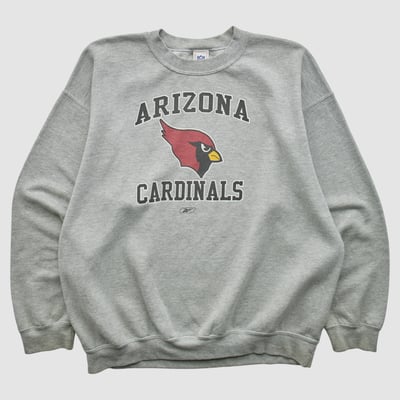 Arizona Cardinals 2000s Pullover Sweatshirt - Heather Gray - L by Fanatics Real Vintage