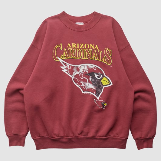 Arizona Cardinals Hanes 1997 Pullover Sweatshirt - Red - S by Fanatics Real Vintage