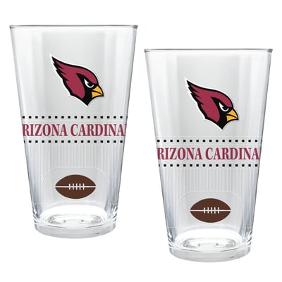 Arizona Cardinals Two-Piece 16oz. Stadium Pint Glass Set