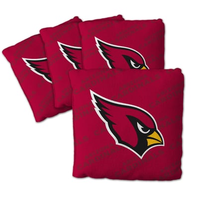 Arizona Cardinals Fanpoint Four-Piece Cornhole Bag Set