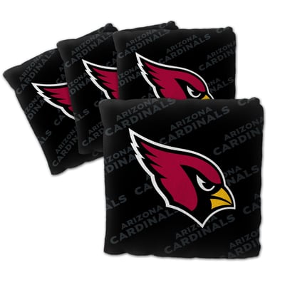 Arizona Cardinals Fanpoint Four-Piece Cornhole Bag Set
