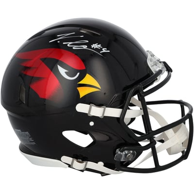 Jeremiyah Love Arizona Cardinals Autographed Fanatics Authentic Riddell 2022 Alternate Speed Authentic Helmet 