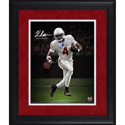 Jeremiyah Love Arizona Cardinals Facsimile Signature Fanatics Authentic Framed 11" x 14" Spotlight Photograph
