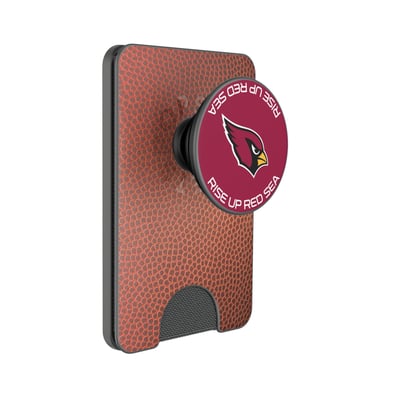 Arizona Cardinals Keyscaper Football PopSockets Magnetic Wallet