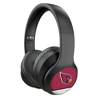 Arizona Cardinals Keyscaper Personalized Endzone Solid Wireless Bluetooth Headphones With Case