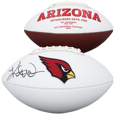 Kurt Warner Arizona Cardinals Autographed Fanatics Authentic Rawlings White Panel Football