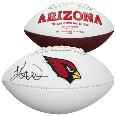 Kurt Warner Arizona Cardinals Autographed Fanatics Authentic Rawlings White Panel Football
