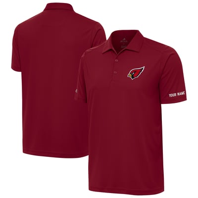 Arizona Cardinals Antigua  Personalized Tribute Polo - Cardinal