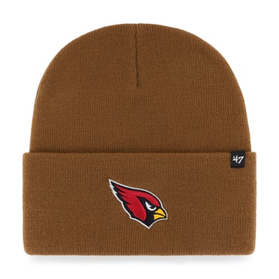 Arizona Cardinals Carhartt x '47 Cuffed Knit Hat - Brown