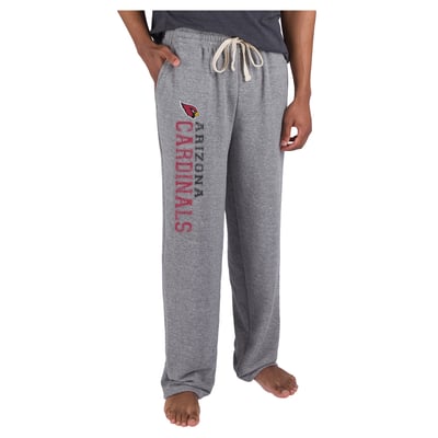  Arizona Cardinals Concepts Sport Mainstream French Terry Tri-Blend Sweatpants - Gray