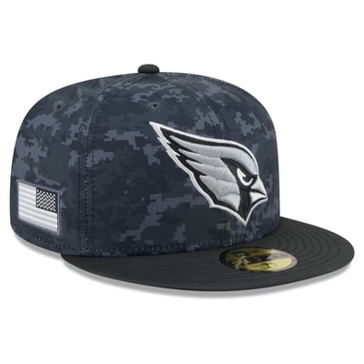 Arizona Cardinals New Era 2026 Salute To Service 59FIFTY Fitted Hat - Black