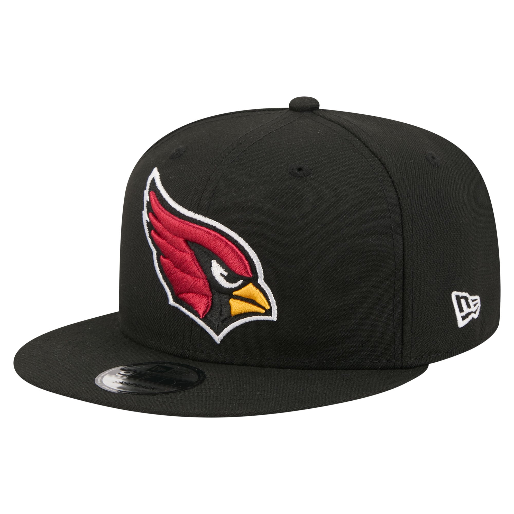 Balck Cardinal Men's Arizona Cardinals New Era Black 9FIFTY Snapback Hat