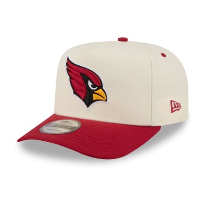 Arizona Cardinals New Era Rear Wordmark A-Frame 9FIFTY Snapback Hat - Cream/Cardinal