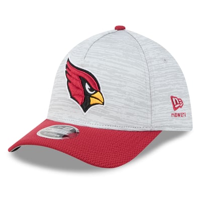 Arizona Cardinals New Era Men's Tech 39THIRTY A-Frame Stretch Hat - Gray
