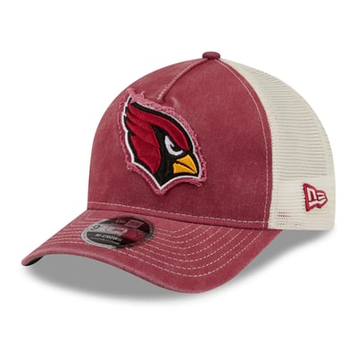  Arizona Cardinals New Era Fan 9FORTY A-Frame Trucker Adjustable Hat - Red