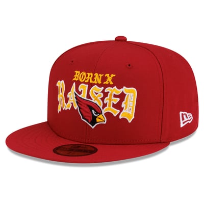 Arizona Cardinals New Era x Born x Raised 59FIFTY Fitted Hat - Cardinal