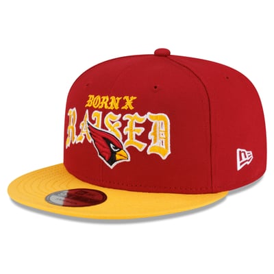 Arizona Cardinals New Era x Born x Raised 9FIFTY Snapback Hat - Cardinal/Yellow