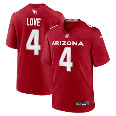Jeremiyah Love Arizona Cardinals Nike Team Game Jersey - Cardinal