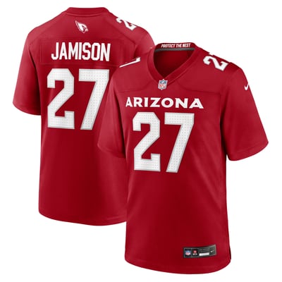 D'Shawn Jamison Arizona Cardinals Nike Team Game Jersey - Cardinal