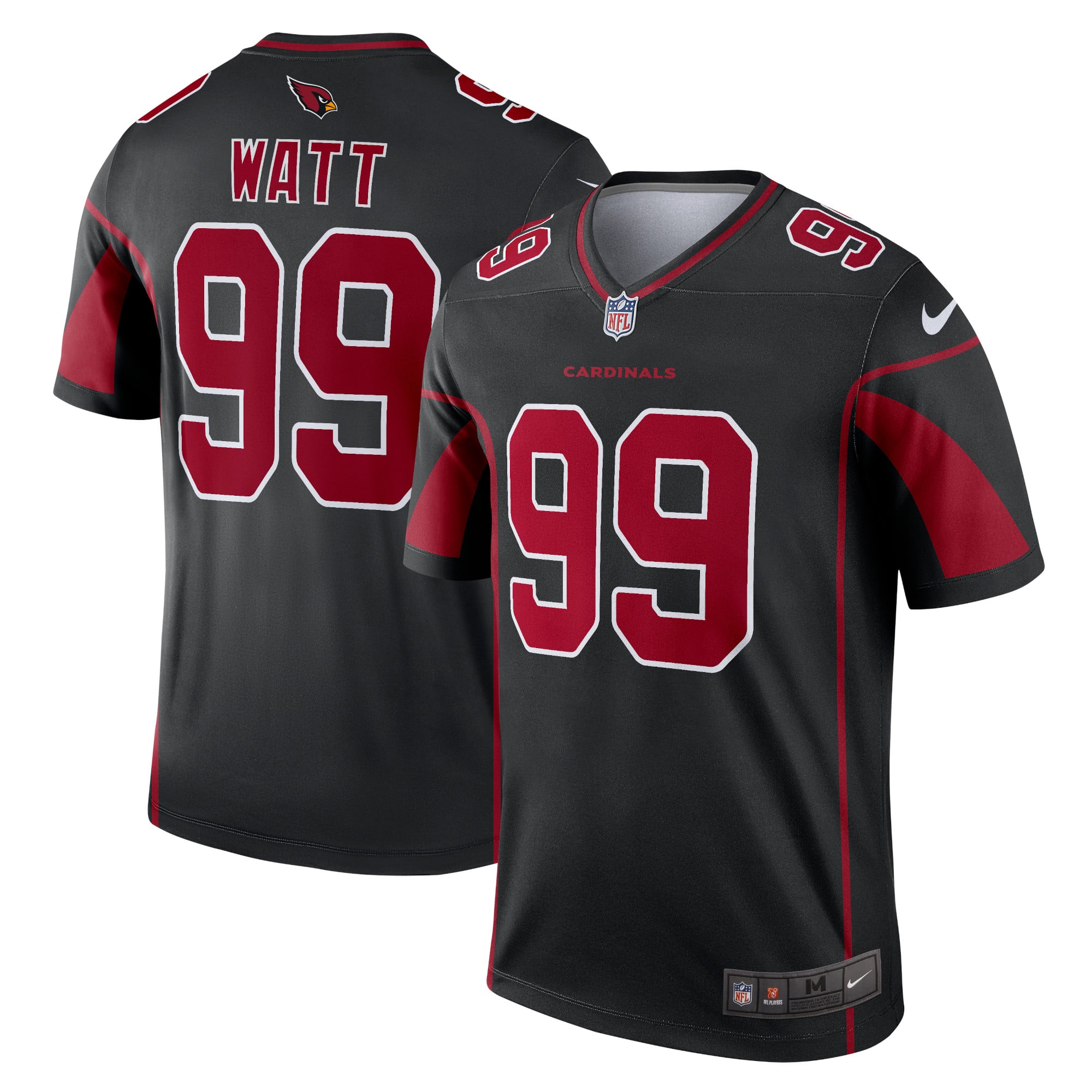 Men's Arizona Cardinals J.J. Watt Nike Black Legend Player