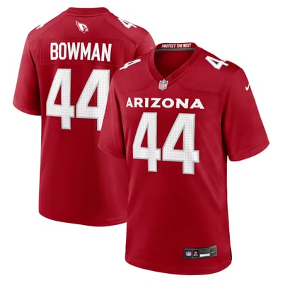 Shawn Bowman Arizona Cardinals Nike Team Game Jersey - Cardinal