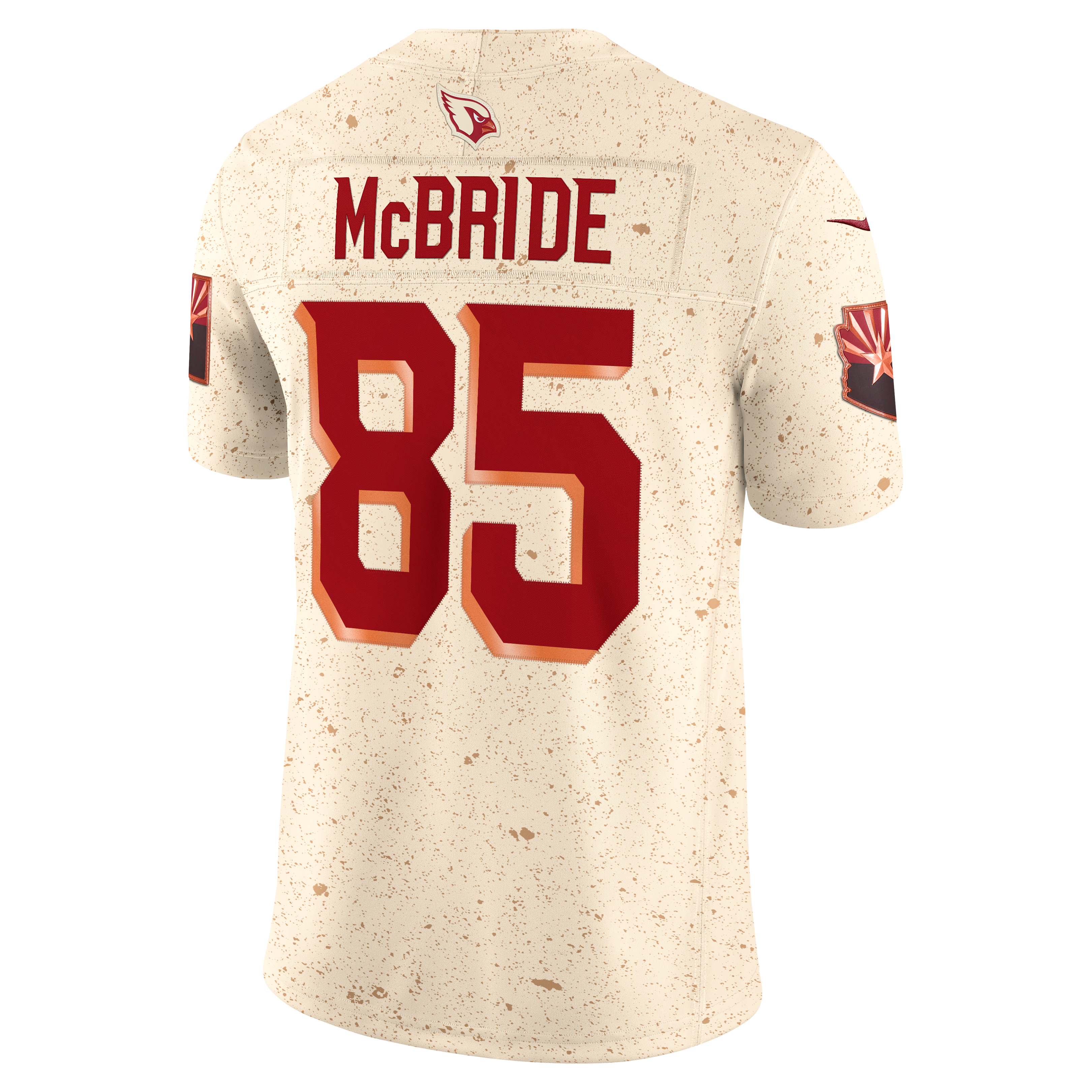 Trey McBride Arizona Cardinals 2025 Rivalries Collection Stitched Limited Jersey Natural