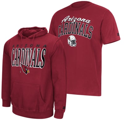 Arizona Cardinals Starter Logo T-Shirt & Hoodie Set - Cardinal