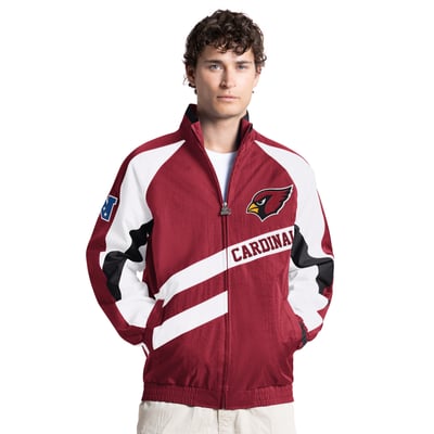 Arizona Cardinals Starter Tip Off Full-Zip Jacket - Cardinal