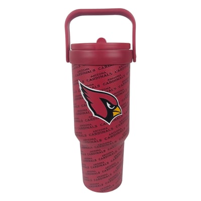 Arizona Cardinals Pegasus 40oz. 5-D Logo Wordmark Stainless Steel ProCarry Tumbler