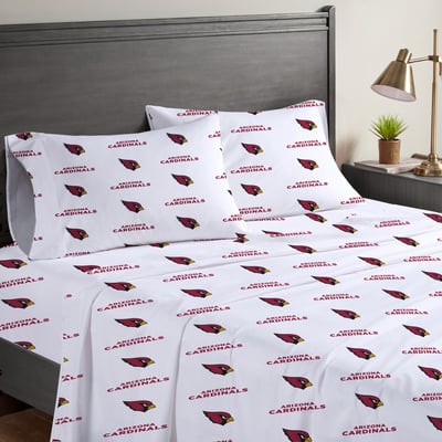 Arizona Cardinals Pegasus Four-Piece Full Sheet Set